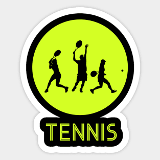 I love tennis Sticker